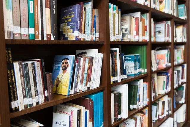 Bibliothèque de livres en arabe